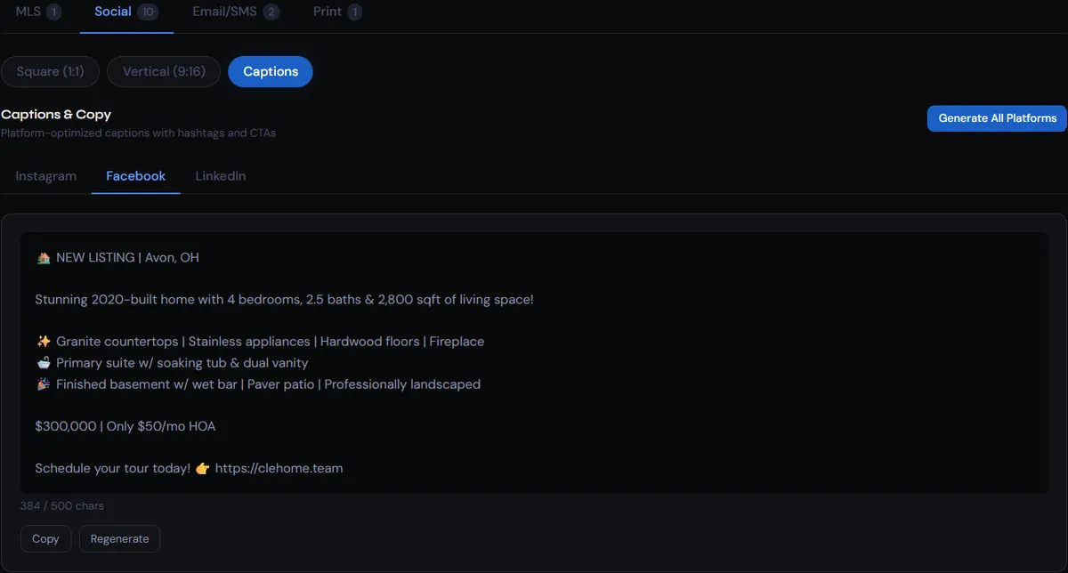 ListingWizard multi-channel content output
